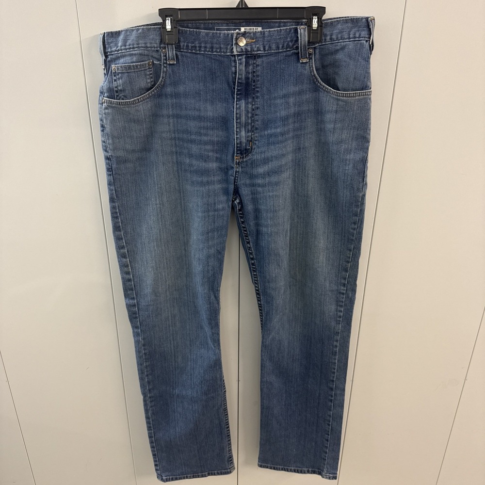 Carhartt Carpenter Blue Jeans 40x34 Relax Fit Rugged Flex BD2804-M